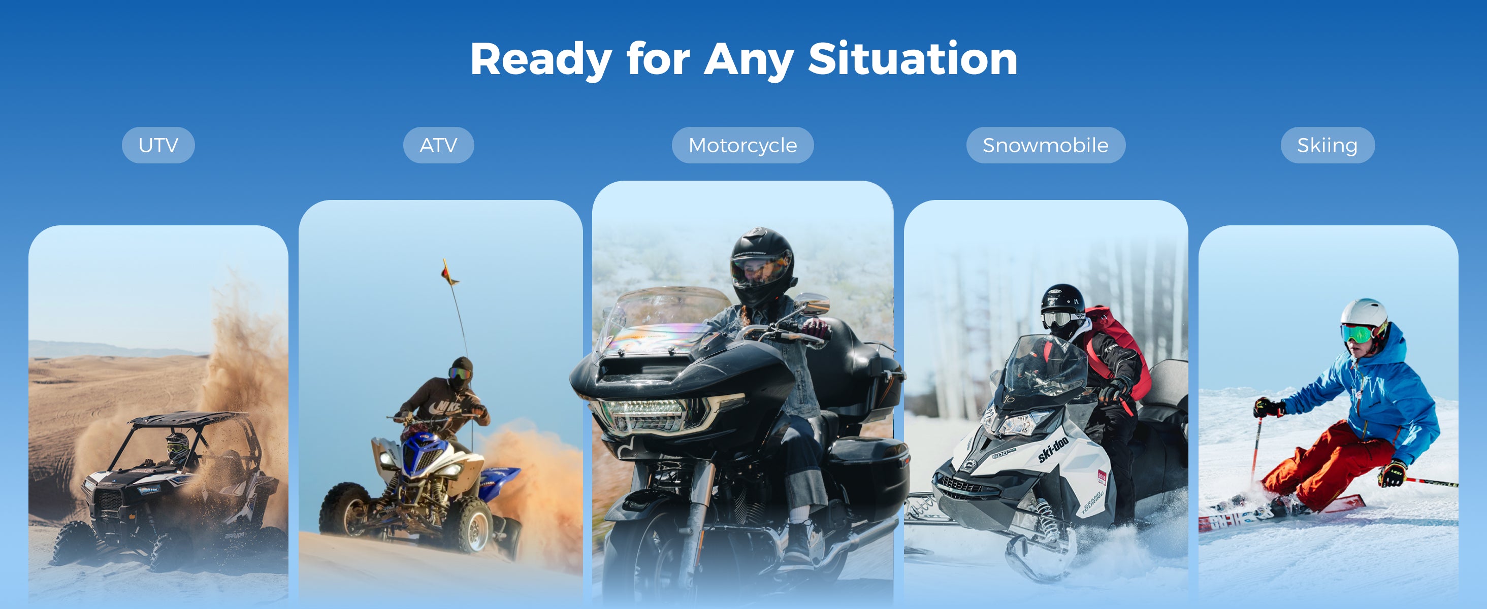 MAXRUNON 2Y rider to rider intercom with clear sound and reliable Bluetooth 5 dot 3 connection